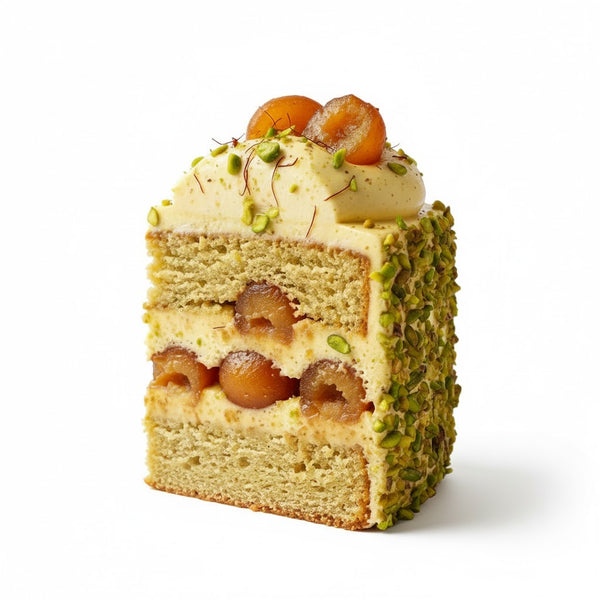 Gulab Jamun Cake Slice