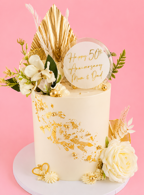 Happy 50th Anniversary Cake