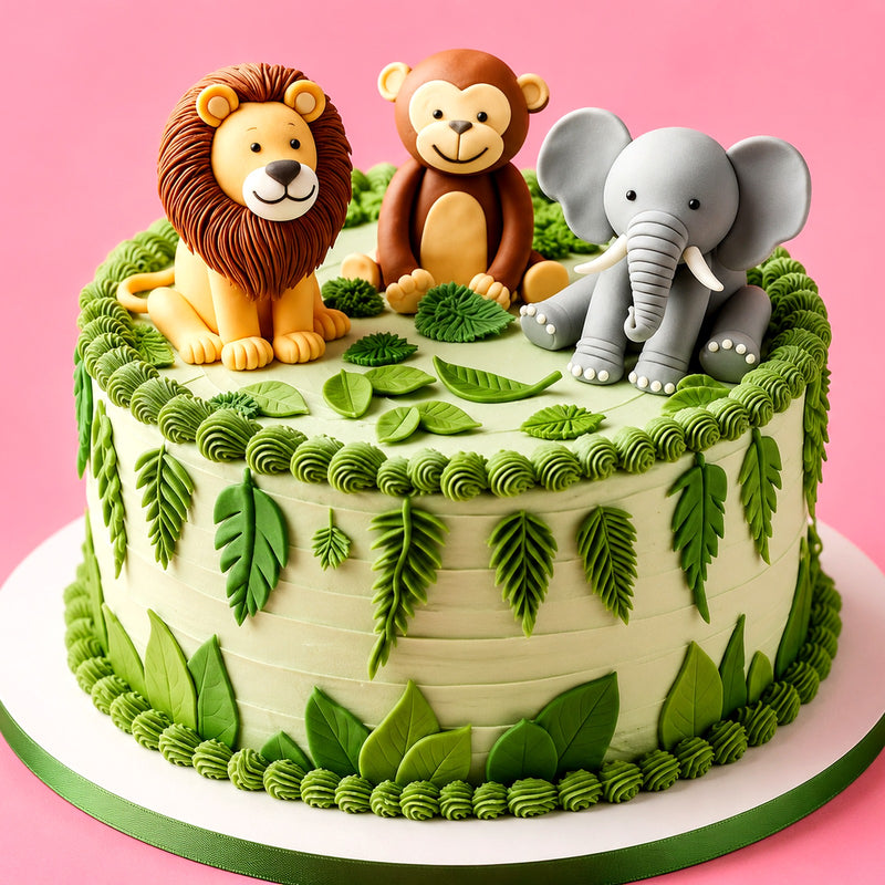 Jungle Trio Safari Cake