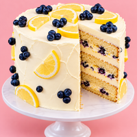 Vegan Lemon Berry Dream Cake