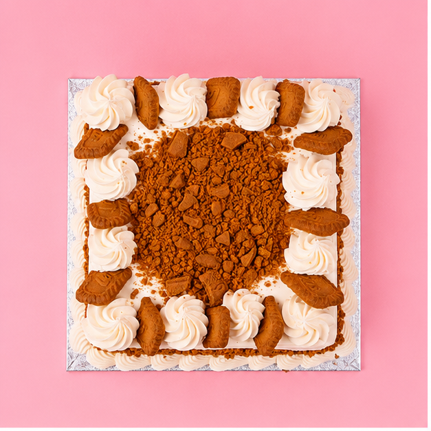 Square Lotus Cake