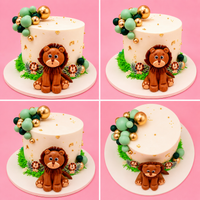 Luxe Safari Lion Cake
