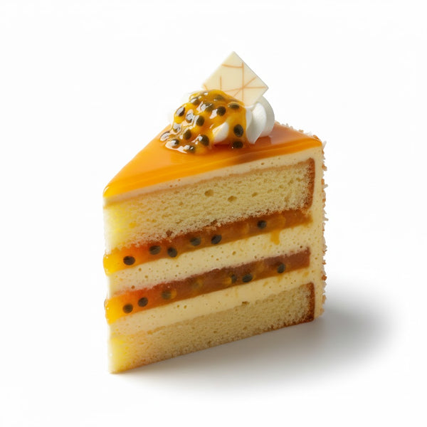 Mango Passion Cake Slice