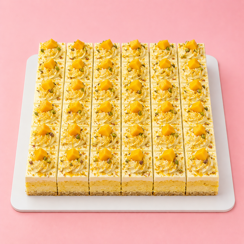 Mango Pistachio Cake Platter