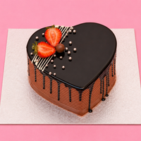 Mini Choco Heart Drip Cake