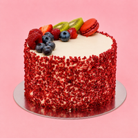 Mini Raspberry Macaron Bliss Cake