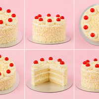 Mini White Forest Cake