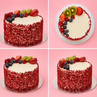 Mini Raspberry Macaron Bliss Cake