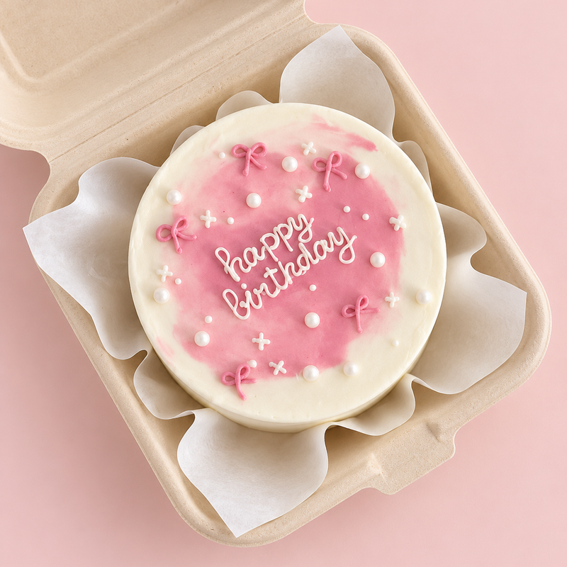 Pink Bow Wishes Bento