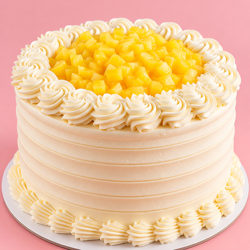 Mango Sunshine Vegan Cake