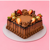 Square Rich Chocolate Cake