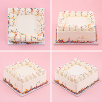 Square Confetti Cake
