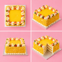 Square Mango Cake