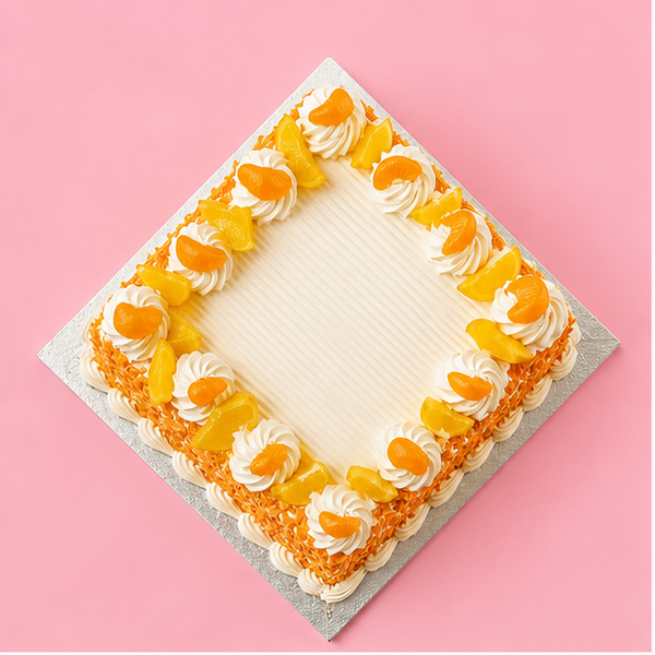 Square Orange Cake