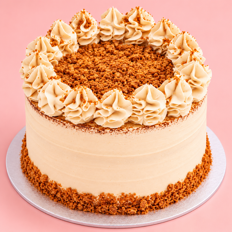 Vegan Biscoff Bliss Cake