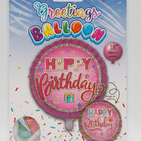 18in BIRTHDAY FOIL BALLOON