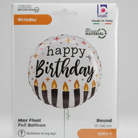 18in BIRTHDAY FOIL BALLOON