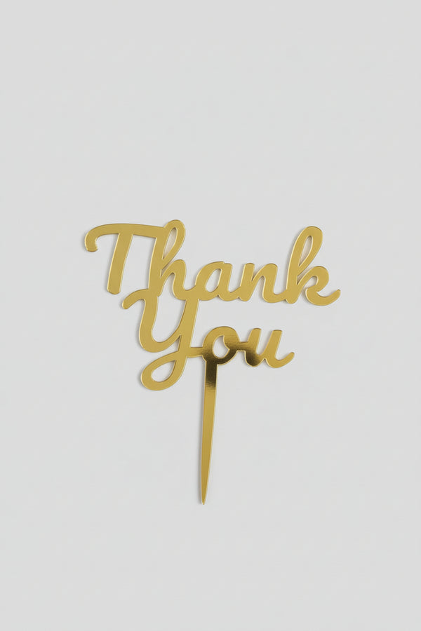 Thank You Celebration & Milestone Toppers