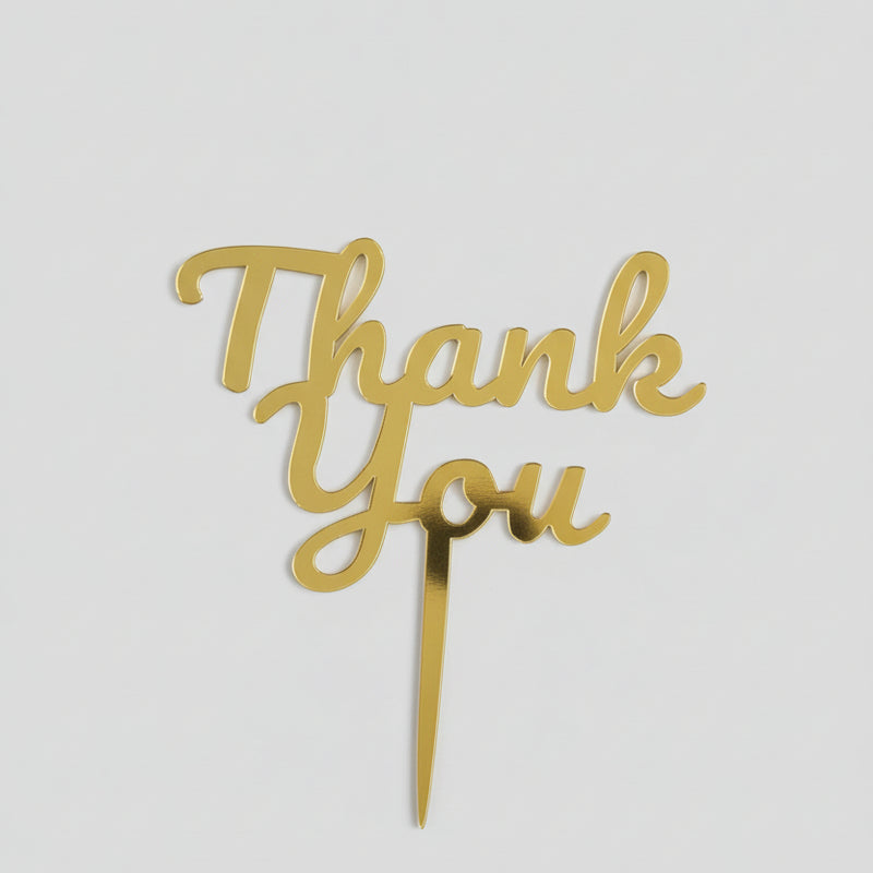 Thank You Celebration & Milestone Toppers