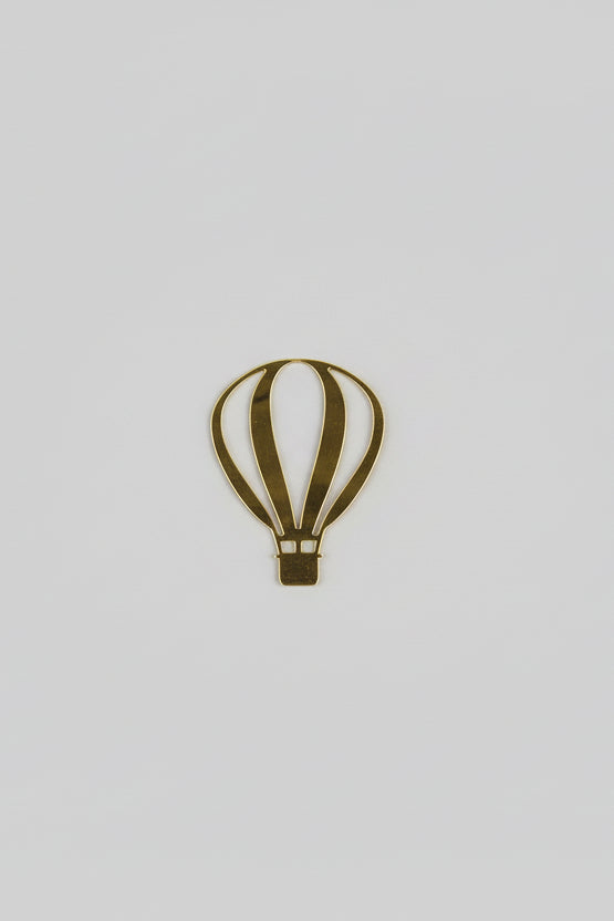 Gold Hot Air Balloon Cake Toppers