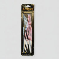 Metallic Wavy Tall Candles