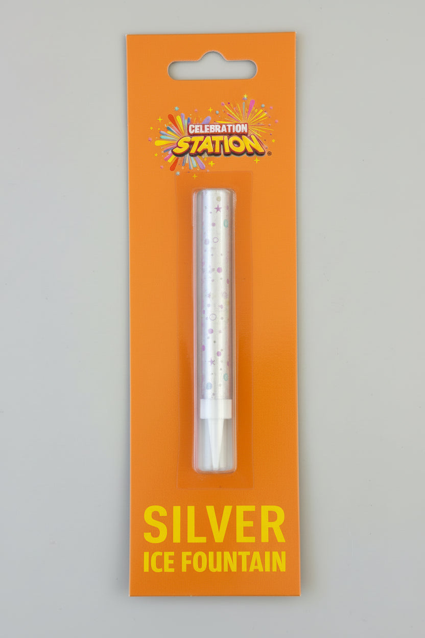 Silver Ice Fountain Sparkler