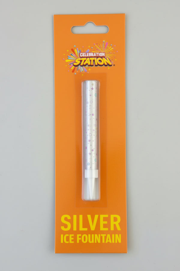 Silver Ice Fountain Sparkler