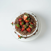 Strawberry & Ferrero Cake