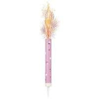 Pink Glitz Fountain Candle