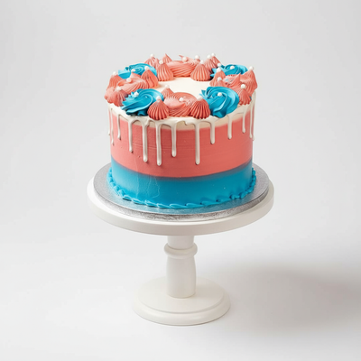 Gender Reveal Cake