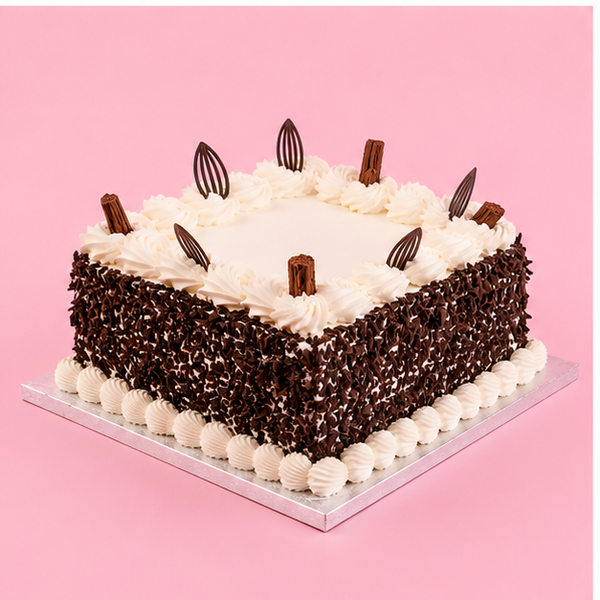Square Choco Flake Cake