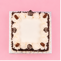 Square Choco Flake Cake