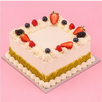 Square Pistachio Fruit Cake
