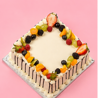 Square Mixed Fruit Cake
