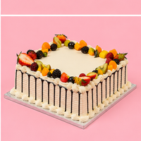 Square Mixed Fruit Cake