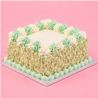 Square Exotic Green Cake