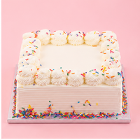 Square Confetti Cake