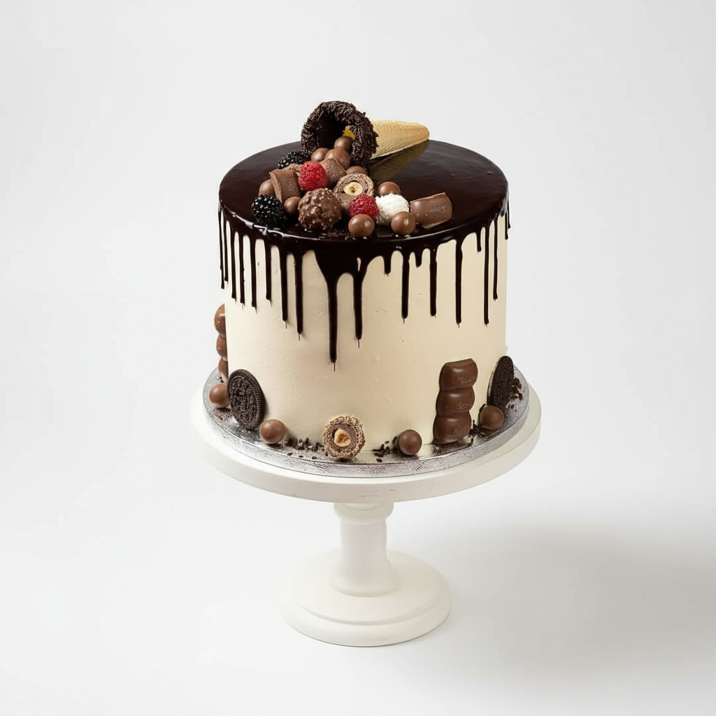M&M's Tower Cake