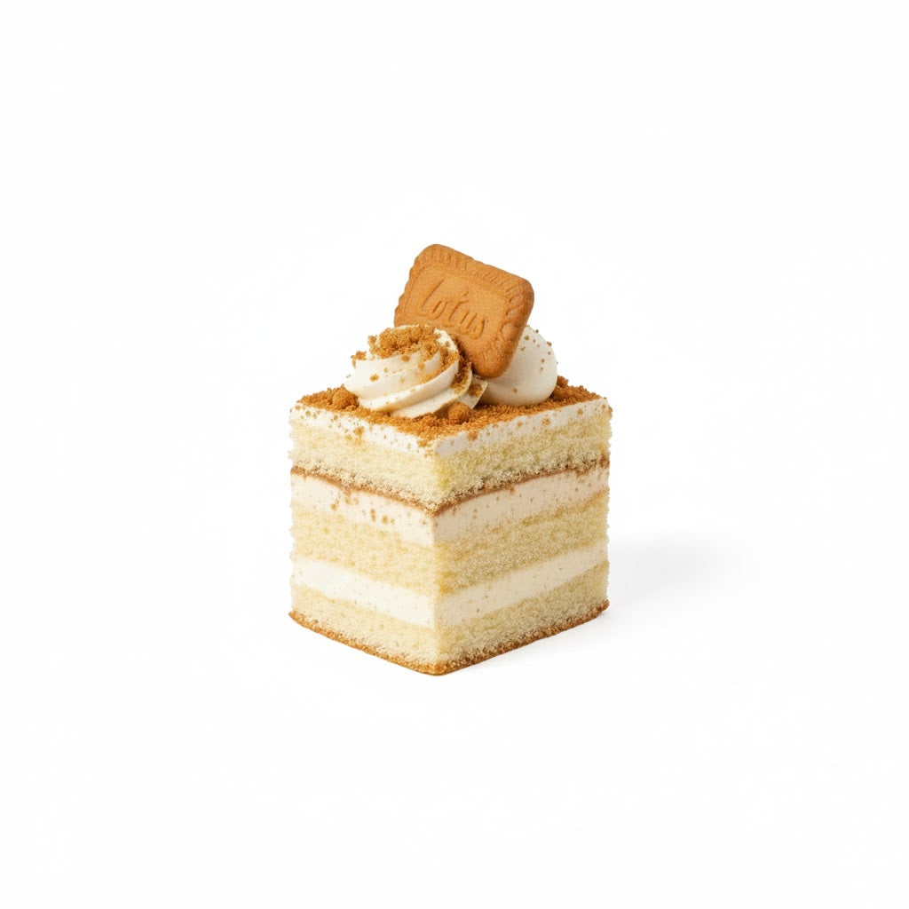 Lotus Biscoff Cake Slice