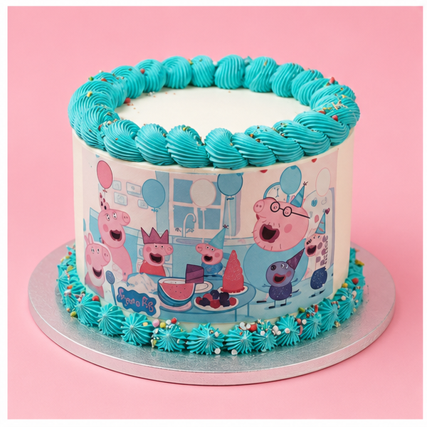 Peppa Pig Photo Cake