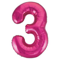 3 Number Balloon