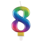 8 Number Candle
