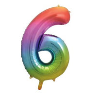 6 Number Balloon