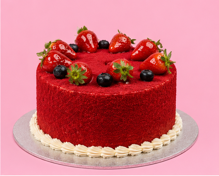 Classic Red Velvet Crunch Cake