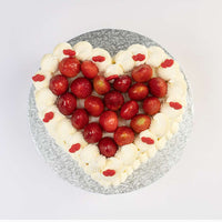 Strawberry Heart Cake