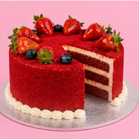 Classic Red Velvet Crunch Cake