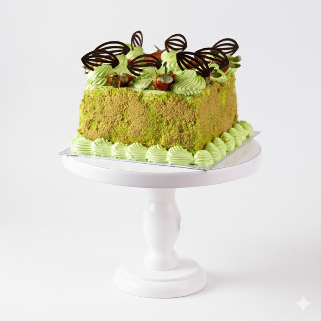 Pistachio Square Cake