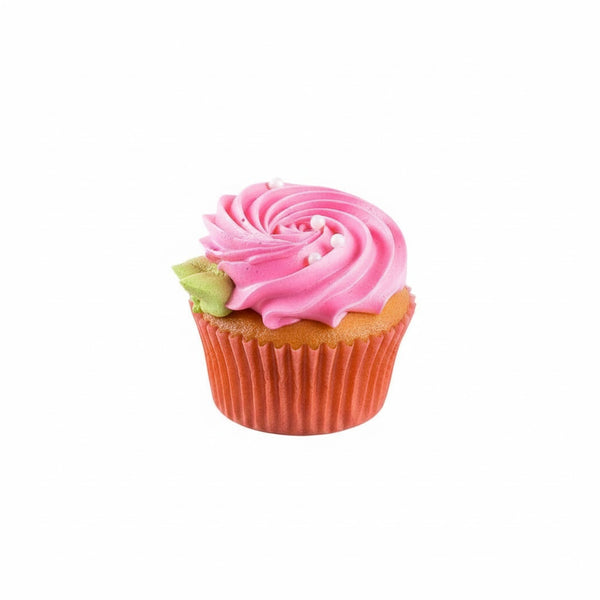 Pink Frosting Cupcakes