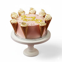 Cone Round Celebration Cake