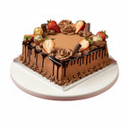 Rich Square Chocolate Cake